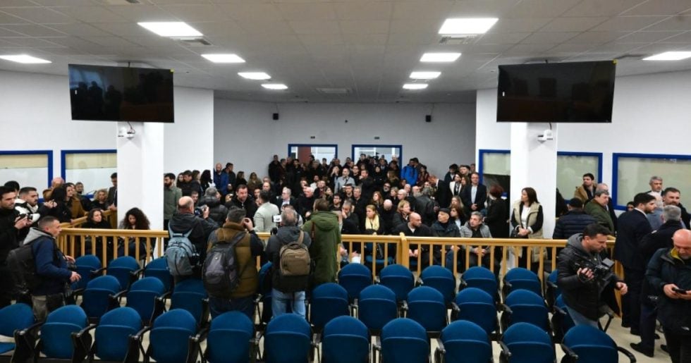 Εισαγγελική παρέμβαση για την αίθουσα της δίκης των Τεμπών